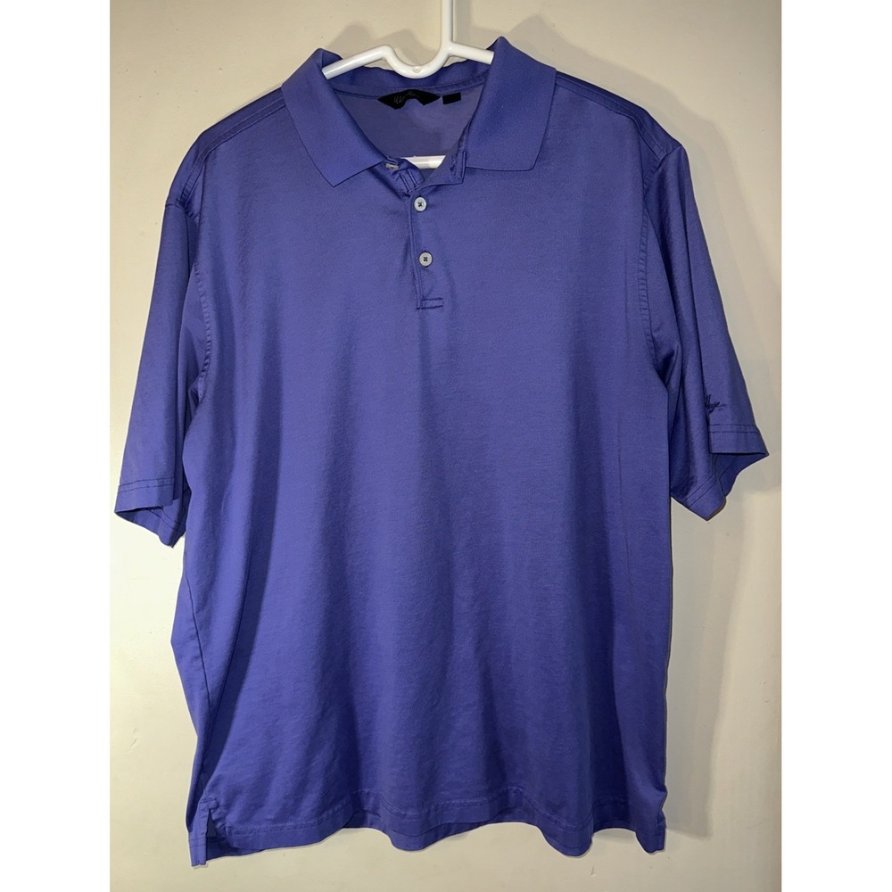 New Walter Hagen Golf Polo Shirt‎ Mens XL Purple Short Sleeve